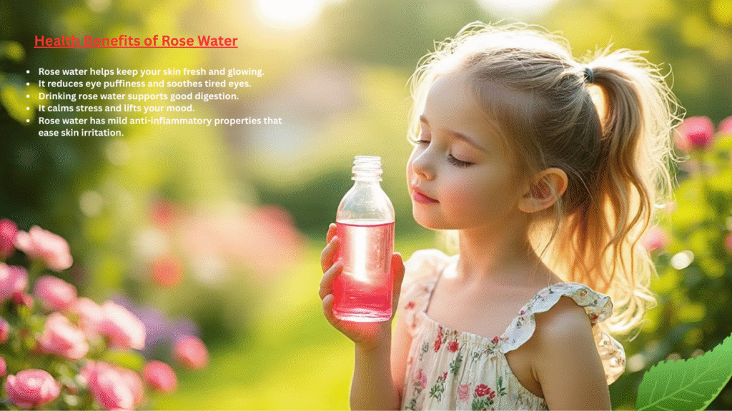 health benefits of rose water